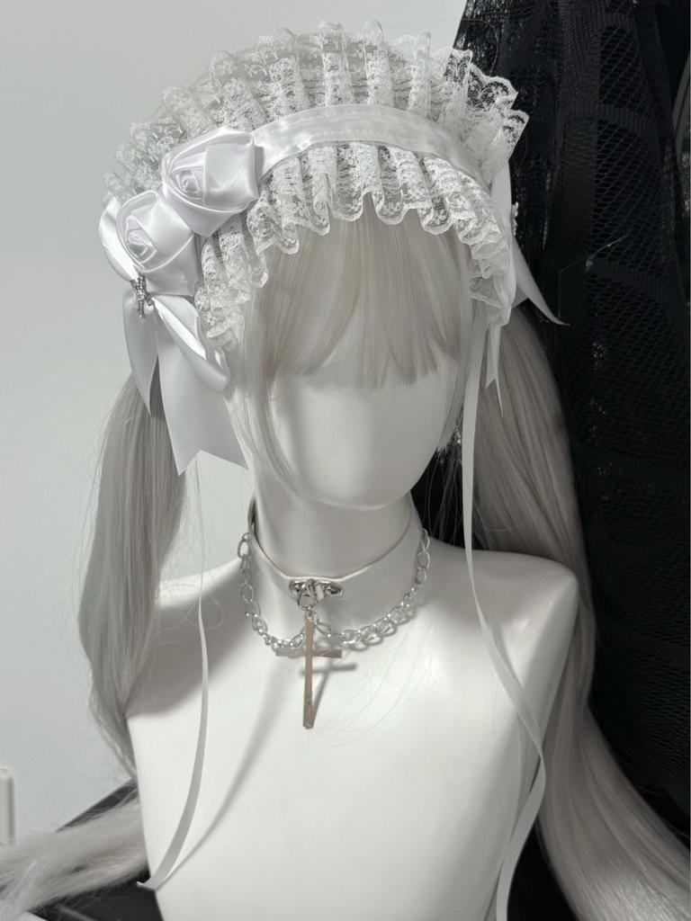 Bow for Women Hair Bows Girl 2025 Hair Bands Woman Lace Goth Hair Bands for Girls Girl Headband Cute Accessories Lolita Handband