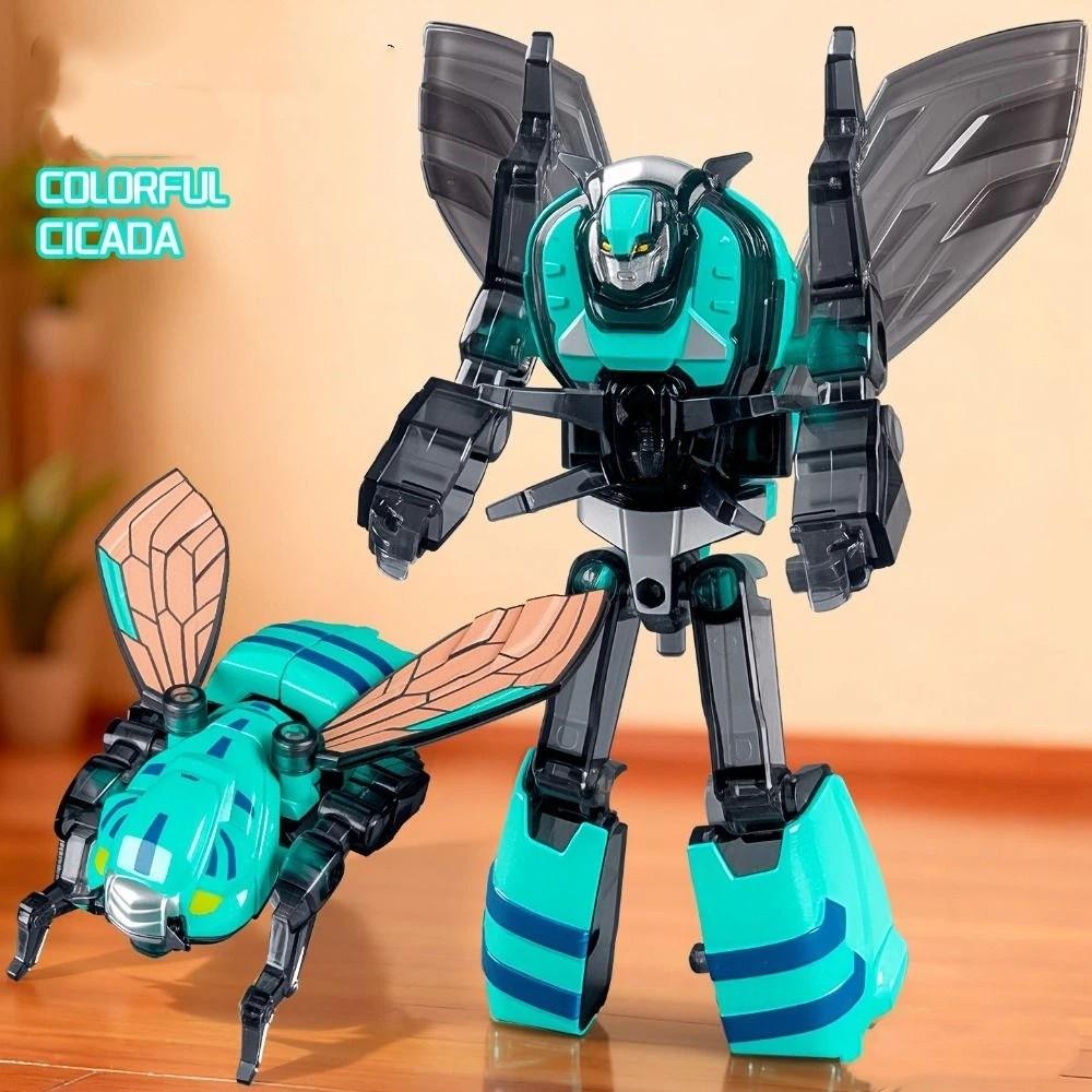 Zinc Zinc Alloy Material Insect Transformer Mecha Toy Double Combination Action Figure Creative Toy