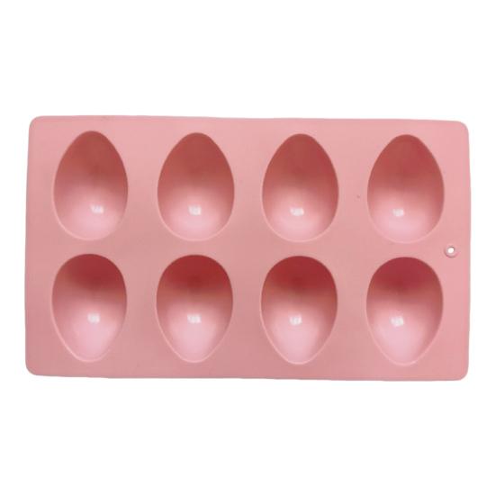 Molde de Silicona para Hornear Huevo de Pascua Molde Flexible Antiadherente para Chocolate Pastel Pudín Gelatina Reutilizable Fácil Desmoldeo Herramienta para Hacer Postres Jabón Casero