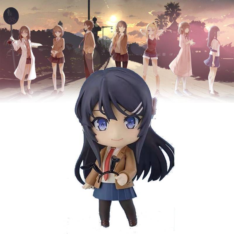 Rascal Does Not Dream Of A Dear Friend Mai Sakurajima Pvc Anime Figurine With Articulated Face Swap For Collectors