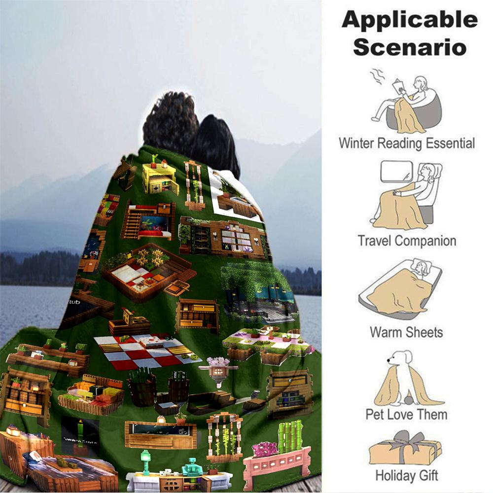 Garden Furniture Collection Blanket Soft Throw Blanket For Home Bedroom Bed Sofa Travel Office Solid Christmas Blanket