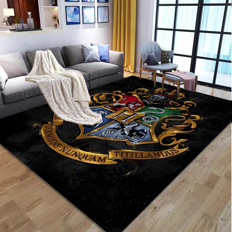 Harry Potter Pattern Rug, Indoor/Outdoor Mat, for Picnic, Gameroom, Bedroom, Office, Living Room, Home Decor Carpet, Birthday Gift