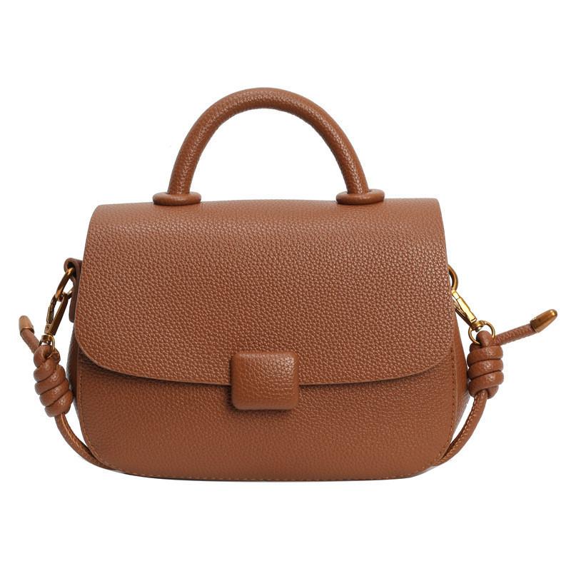 Urban Minimalist Style 2023 Winter Lady Bag Crossbody Bag Retro Small Square Handbag