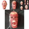 Dead Head Halloween Prop With Long Hair For Scary Party And Escape Room Decor