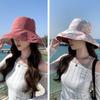 Spring Summer Hats For Women Bucket Hat Double Sided Fisherman Cap Sun Protection Casual Sun Hat Ladies Foldable Sunhat New