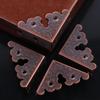 Furniture Decorative Triangle Corner Wooden Box Corner Protector Furniture Protector Antique Corner