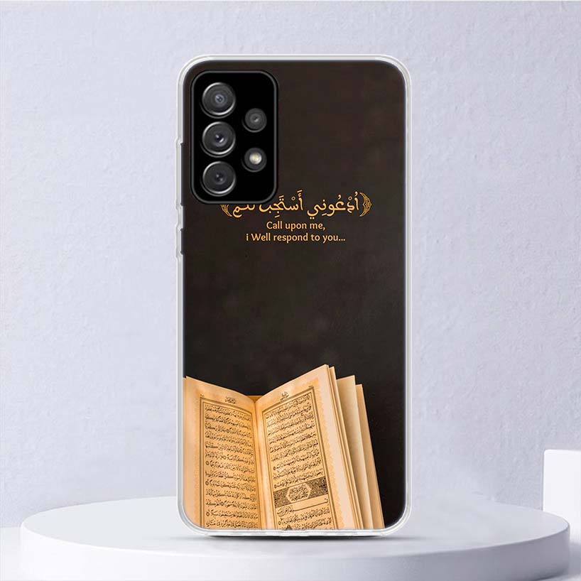 Muslim Islam Bismillah Allah Soft Case For Samsung Galaxy A16 A15 A14 A13 A56 A55 A54 A53 Phone Cover A36 A35 A34 A33 A26 A25 A2
