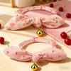 Knitted Pet Collar Adjustable Design for Small Medium Large Dogs and Cats Comfortable Daily Walking Outdoor