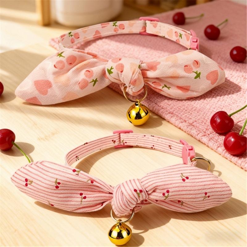 Knitted Pet Collar Adjustable Design for Small Medium Large Dogs and Cats Comfortable Daily Walking Outdoor