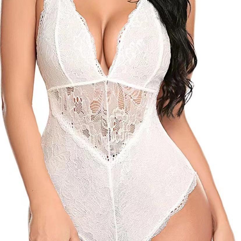 European Plus Size Sexy Lace Bodysuit & Pajamas for Women