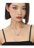 Elegance: Women's Little Waist Titanium Pendant for Sweater – Colorfast, Luxurious Summer Necklace