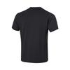 Li-Ning Plain Casual Sports Simple Round Neck Pullover Short Sleeve T-Shirt Men Tops Black ATSU501-6