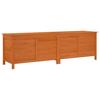 Garden Chest Brown 198.5 X 50 X 56.5 Cm Solid Pine Wood