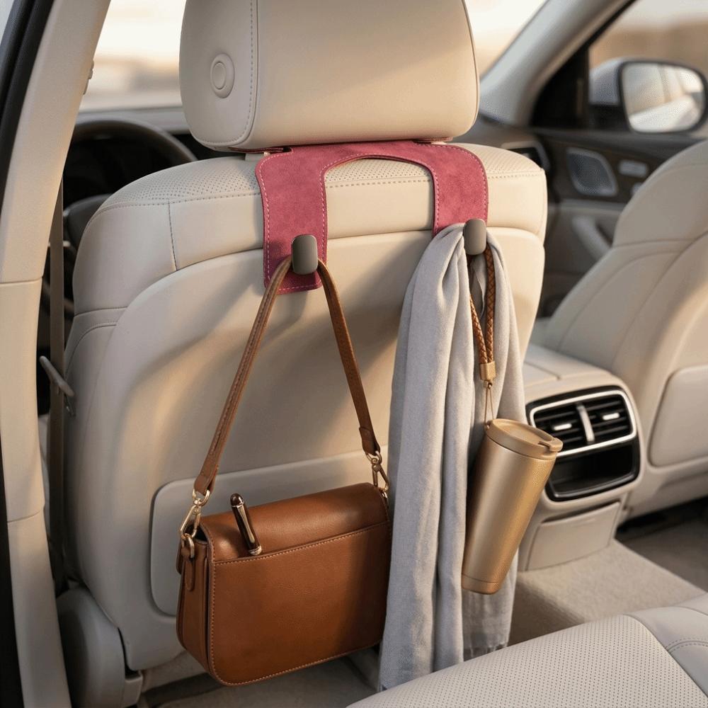 Wear-Resistant Car Headrest Hook High Load-Bearing Hanging Headrest Bag Holder  Automotive Seat