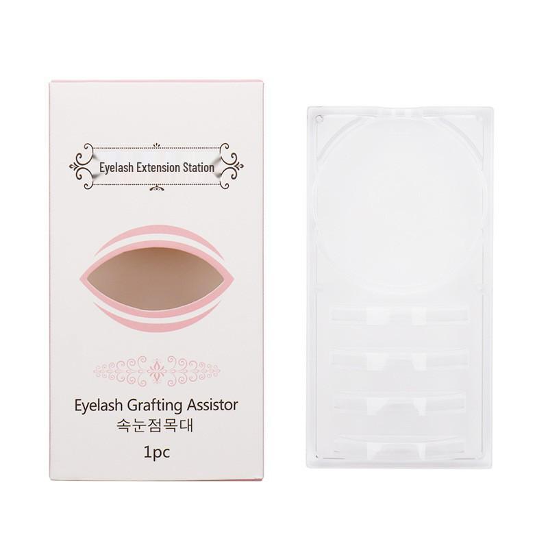 Multi-functional Anti-fall Eyelash Glue Tray & Pad for Lash Application