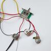 2 Tone 1 Volumes 5 Way Switch Electric Guitar Replacement Part Set Single Coil Pickups with Prewired Wiring Harness Set