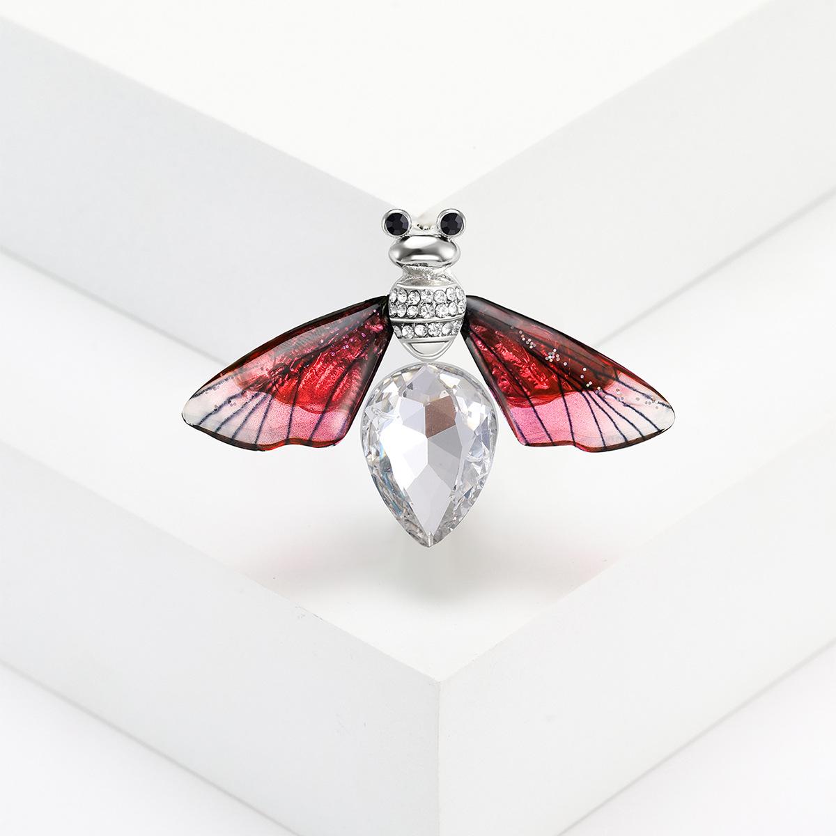 

Милая брошь в виде хрустальной пчелы премиум-класса, брошь на шею, антибликовая булавка, брошь для костюма, аксессуары, шляпа, одежда, шелковый шарф, пряжка