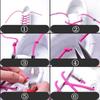 NR 8 elastische schoenveters rond zonder strik veters sneakers schoenveter kinderen volwassen rubberen elastische veters slot one size fits all schoenen