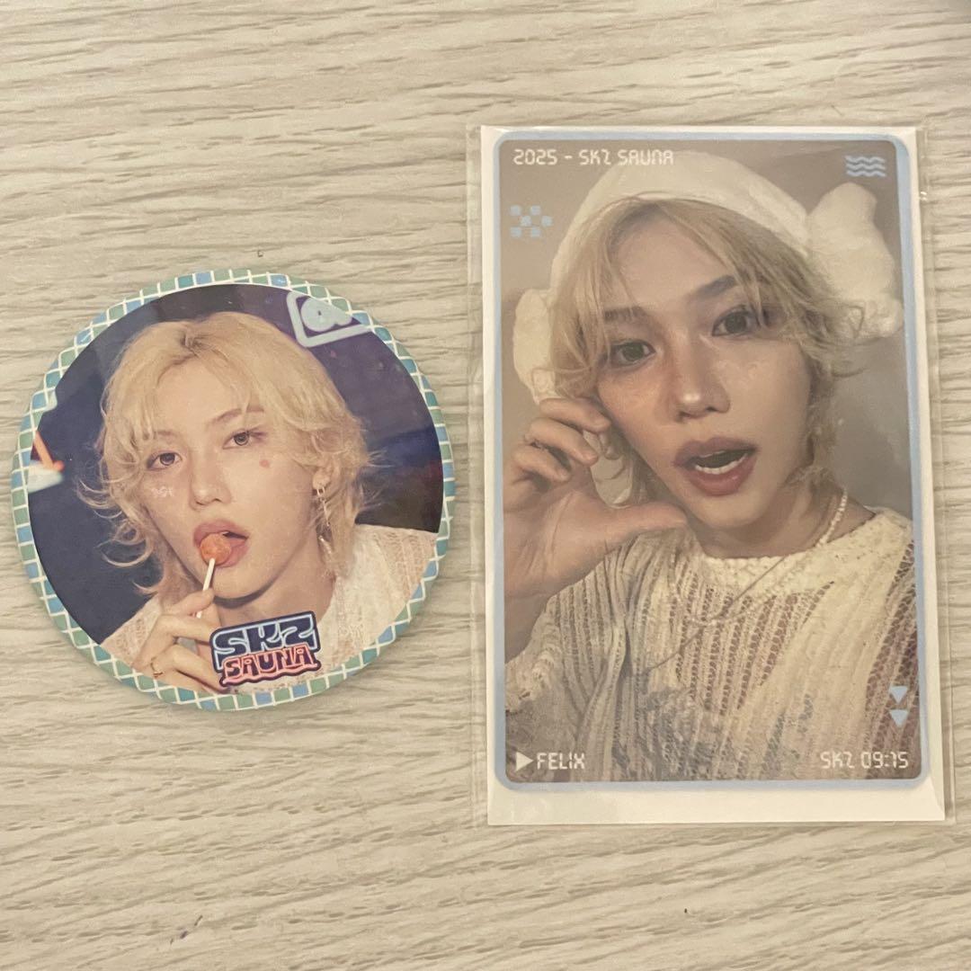 

[USED] Stray Kids Felix trading card with a 10,000 yen purchase bonus at Stray Kids Sauna