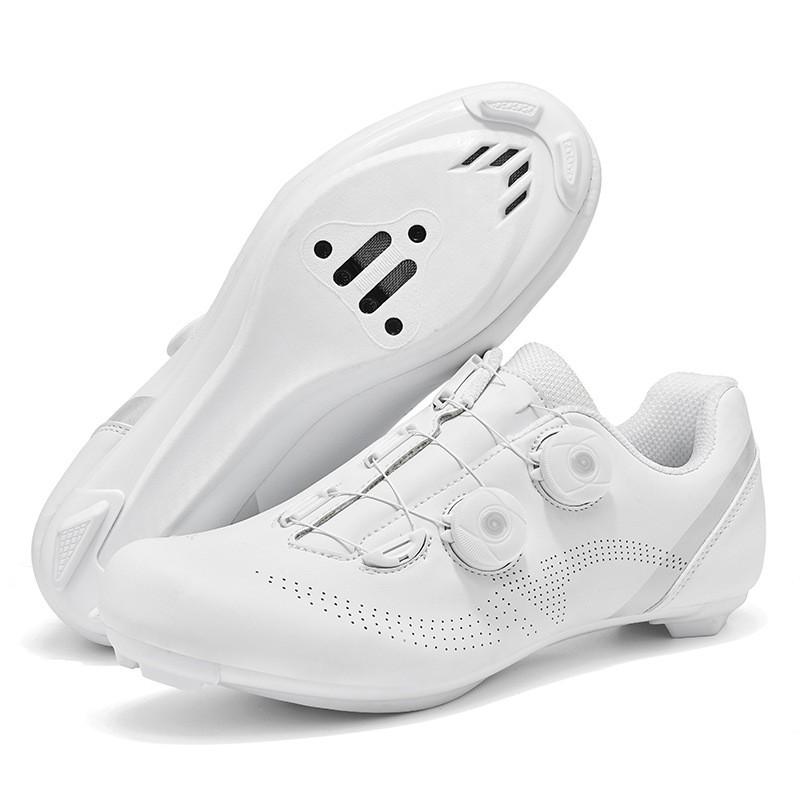 Unisex Cycling Shoes Road Mountain Bikes With Cleat Compatibility Breathable Lightweight Performance Pedal Lock Shoe