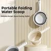 Suspensible Folding Water Scoop Creative Kitchen Water Ladle Collapsible Bath Scoop  Water Park