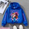 Cartoon Anime Girl Pattern Kids Hoodie Sleeve Printed Hooded Pullover Long Sleeve  Sweatshirt Boys Girls Spring Autumn Children