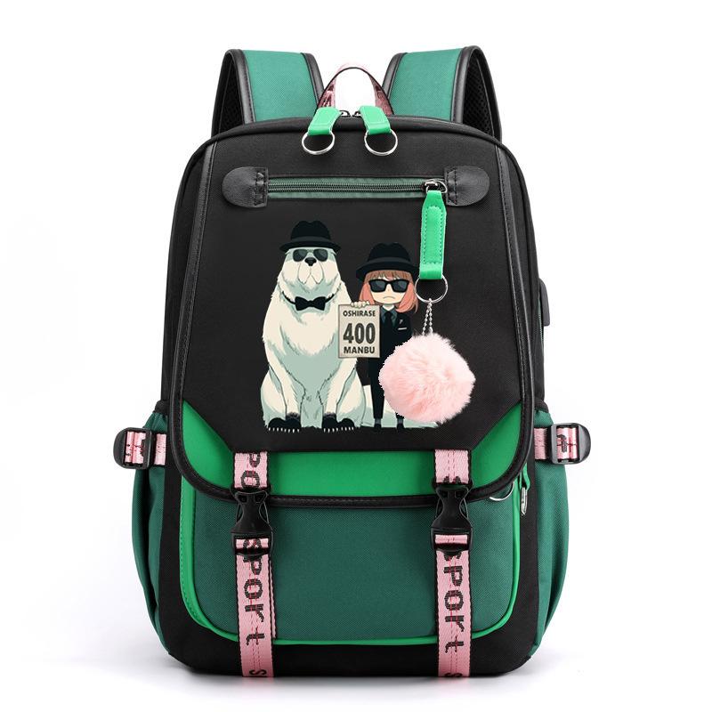 RiMan SPY x FAMILY Spy Play House Backpack Junior High School Student Personality Trend College Style School Bag
