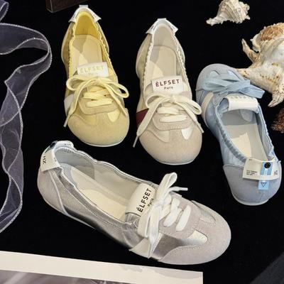 Damenschuhe Sneakers Casual Flats Canvas Schuhe Schnürschuhe Sommer Trend Kleid Mujer Atmungsaktiv Flach Neue Damenschuhe