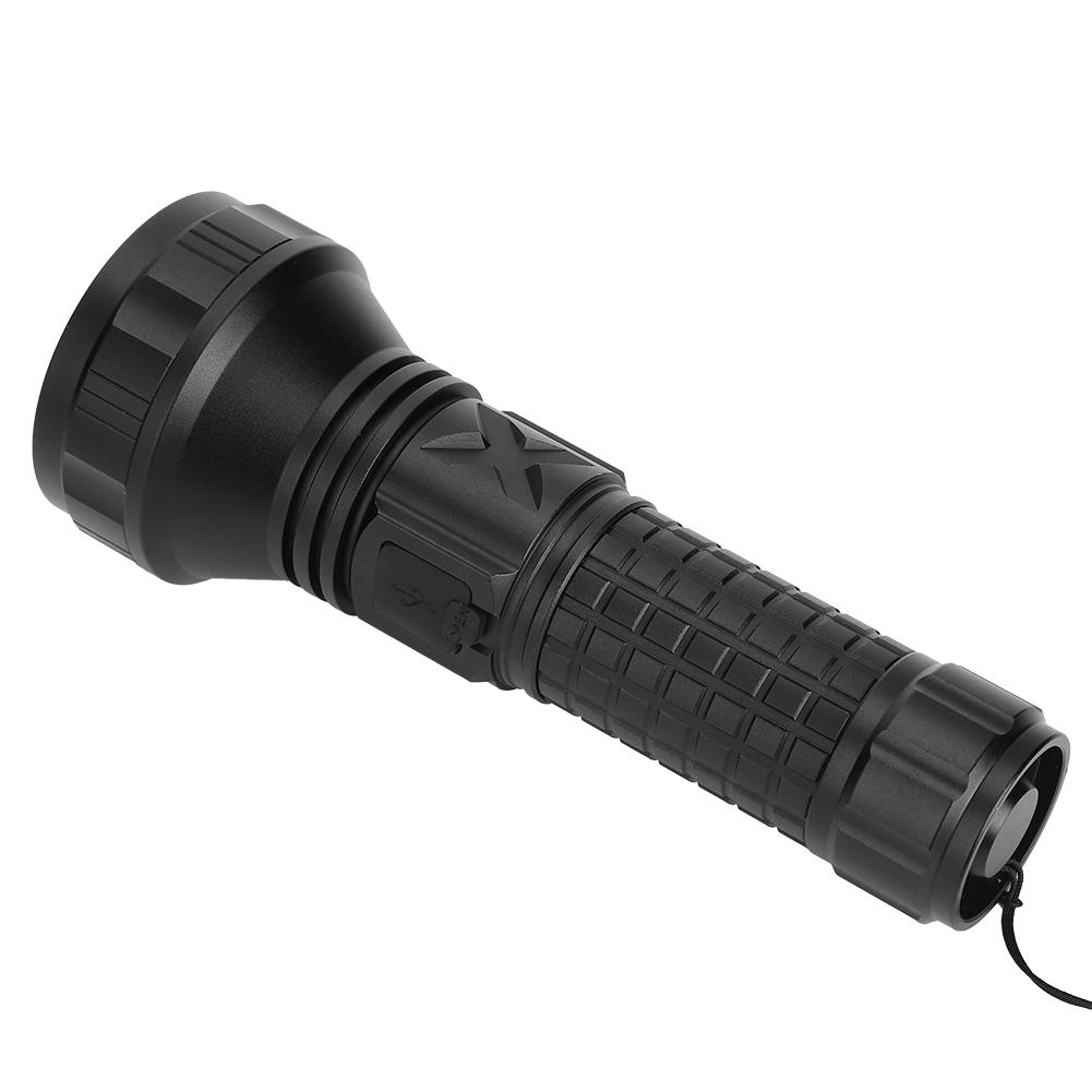 SST40 LED Flashlight USB Rechargeable 7000K 1600lm 3 Lighting Mode IPX5 Waterproof for Outdoor
