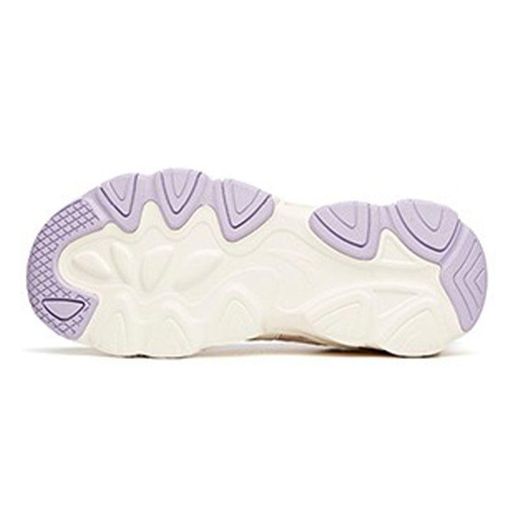 Anta Youth  Lingzhao Mesh Shock Absorbing Non-Slip Wear-Resistant Breathable Low-Top Running Shoes Kids sneaker White Pink A332128811-5