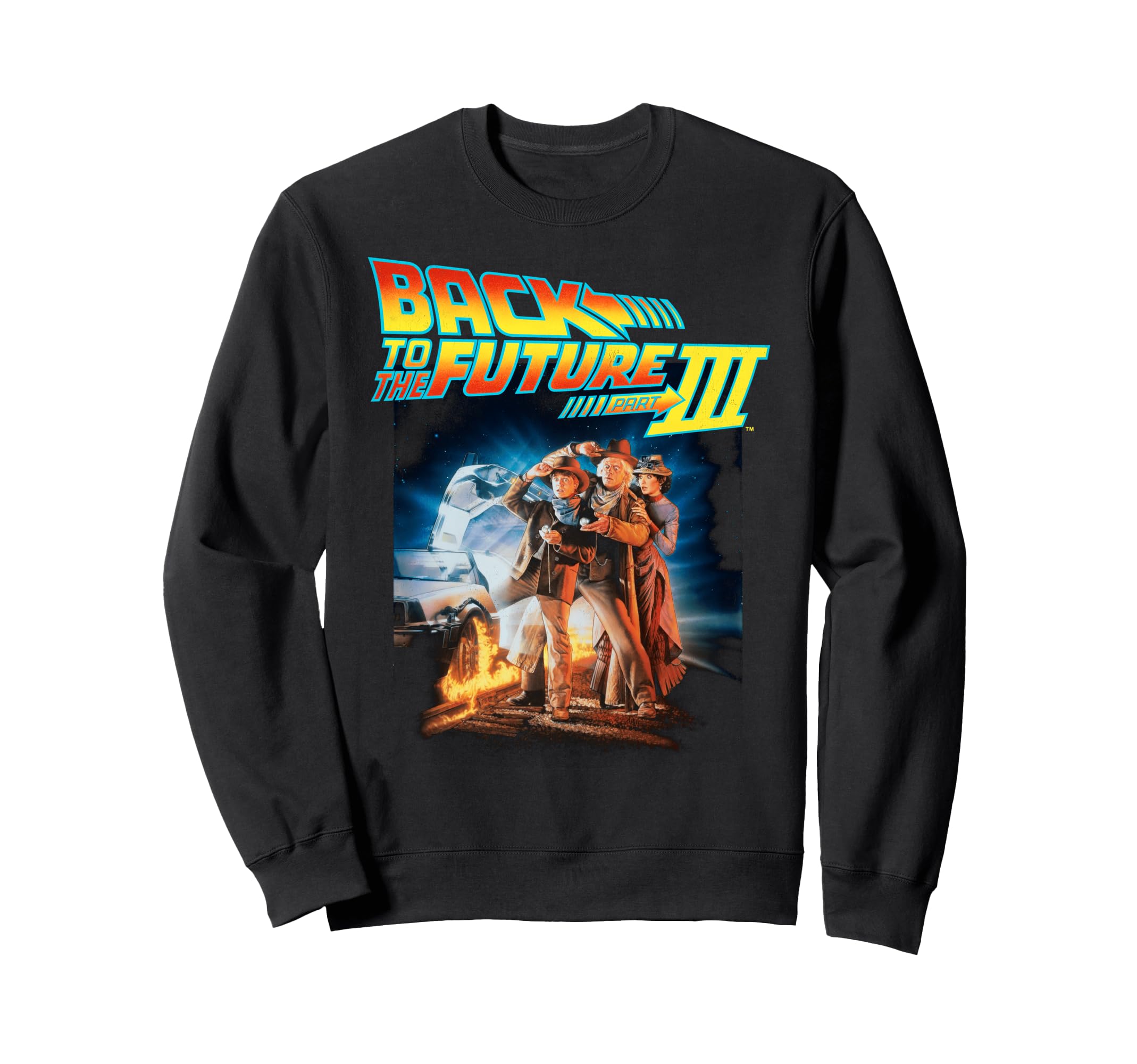 

Back to the Future 3 Movie Poster Sweatshirt