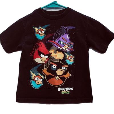 Angry Birds Space Black Gift For Fan S-2345XL Black T-shirt M718 Unisex T-Shirt