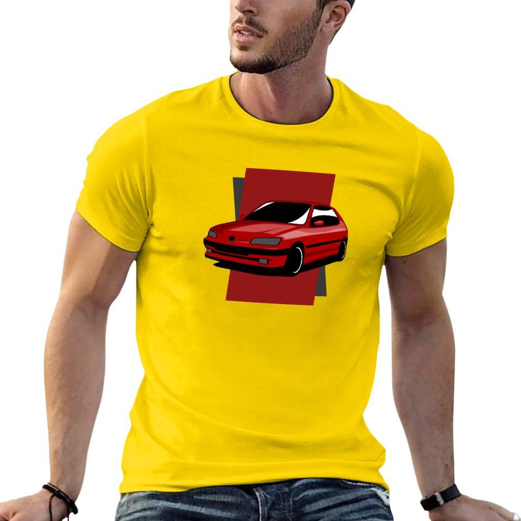 New Minimalistic 306 GTI T-Shirt Blank T Shirts Anime T-shirt Custom T Shirts Kawaii Clothes Mens T Shirts Pack
