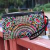 Yunnan Ethnic Style Women's Embroidered Clutch Bag - Retro Wallet with Traditional Design