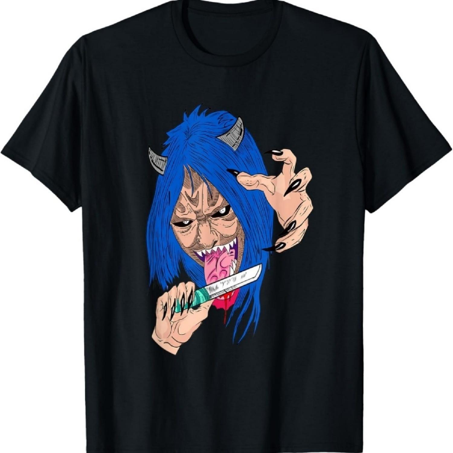 Демоническая футболка XXXXXL чёрный