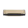 Harmonica 10 Hole 20 Tone G Key Playing Mouth Organ Wind Musical Instrument with Box ClothGold