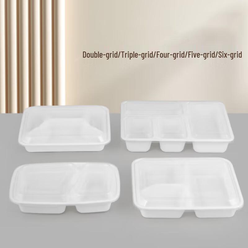 Einweg-Mehrfachfach-Lunchbox-Set