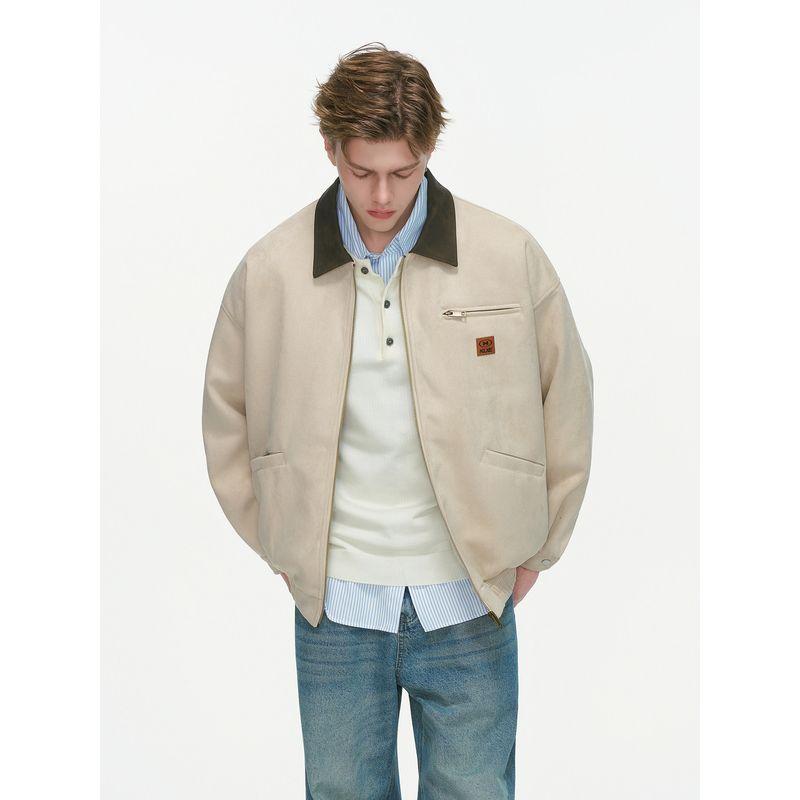 Dream Made American Carhartt Suede Jacket Men's Autumn Detroit Workwear Barn Style Jacket