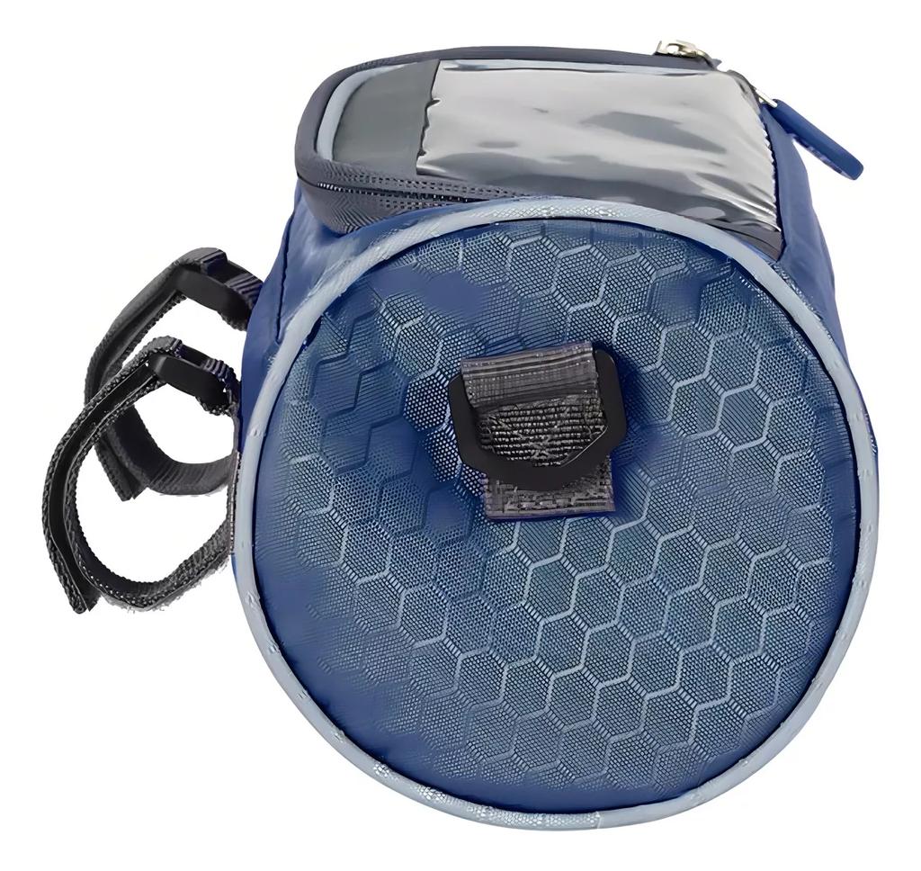 Bicycle Front Bag Water  Proof Front Beam Bag Handlebar Bag  Navy Blue  6.1 Inches