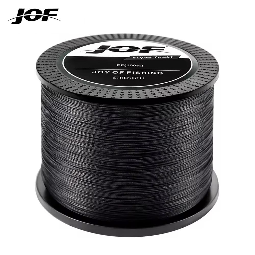 JOF X8 Braided Fishing Line 1000M 500M 300M 8 Strands MultiColor Multifilament Saltwater PE Line 20 30 40 50 60 80 100LB