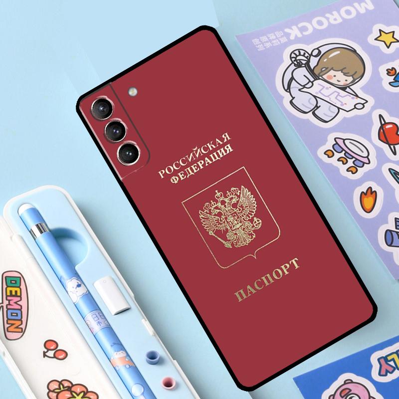 Algerian Russia Serbian Spain Passport Case For Samsung Galaxy S23 S22 Ultra S21 Plus S9 S10 Note 10 20 Ultra S20 S21 FE Cover