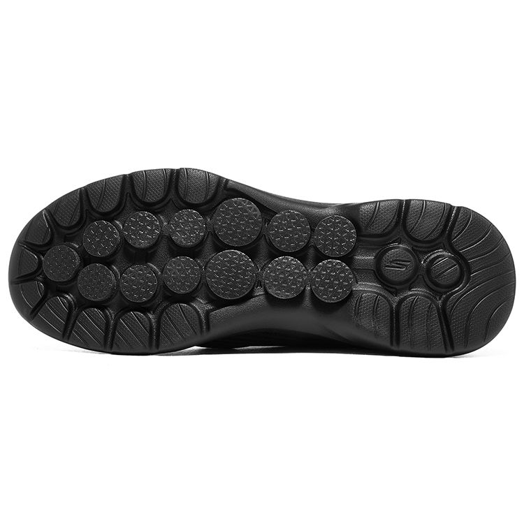 Skechers Go Walk 6 Mesh Fabric Comfortable Simple Low-Top Casual Shoes Men Sneakers Black 216201-BBK