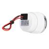 Voltage Gauge Battery Voltmeter 2in LED Digital Display Voltmeter, IP67 Waterproof Voltage Gauge Smart Alarm Voltage Gauge Universal for Boat