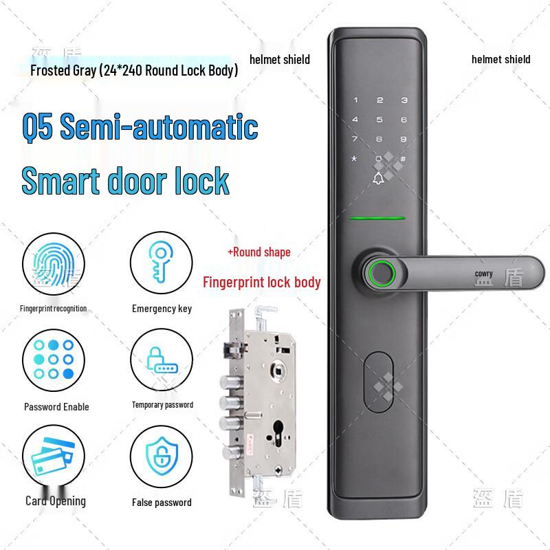 Q5 Semi-Automatic Smart Electronic Door Lock