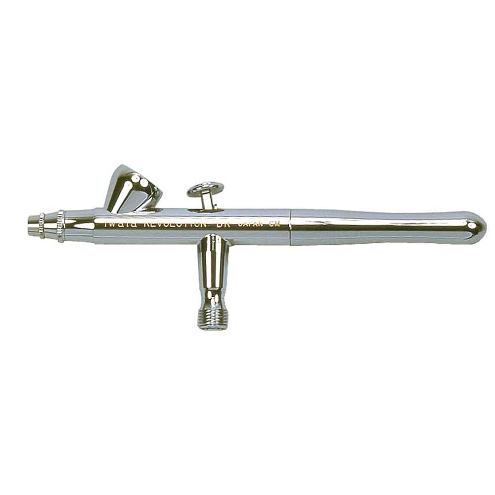 Anest Iwata Silver Gravity-Fed Airbrush, 0.3mm Diameter, HP-BR,