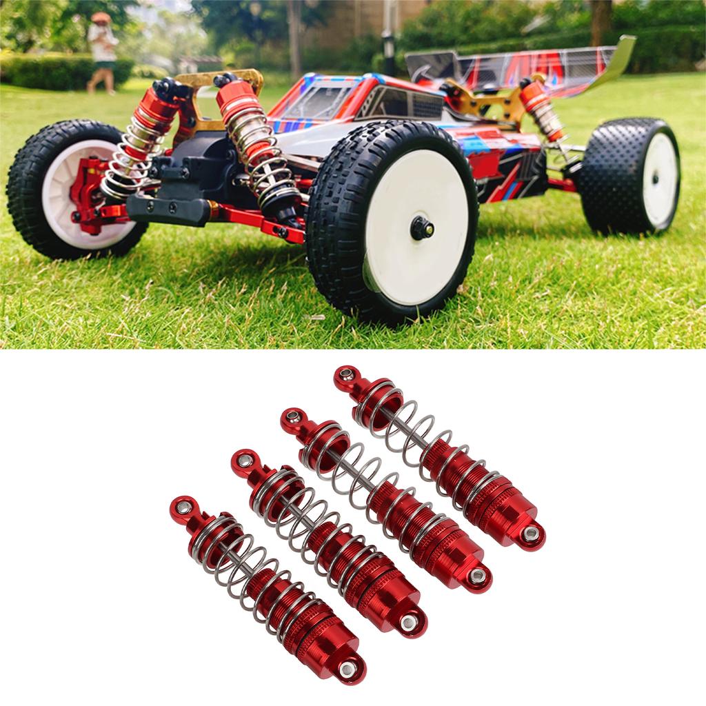 4PCS All Metal Damper for 104001 1Celsius10 RC Car Upgrade Accessories