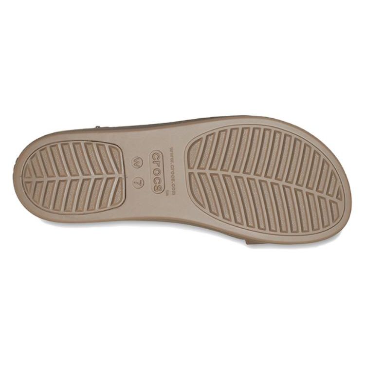 Crocs Fashion One Strap Sandals Women Sandals Light-Khaki 206453-2EL