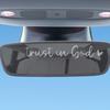 Rear View Glass Sticker 2 Pieces Trust In God Vehicles Window Decals Car Stickers Car Stickers And Decals for Family Friends Mom