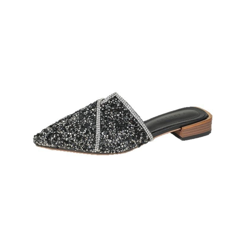 New Pointed-toe High-heeled Flip-flops, Thin-heeled Pointed-toe Women's Shoes
