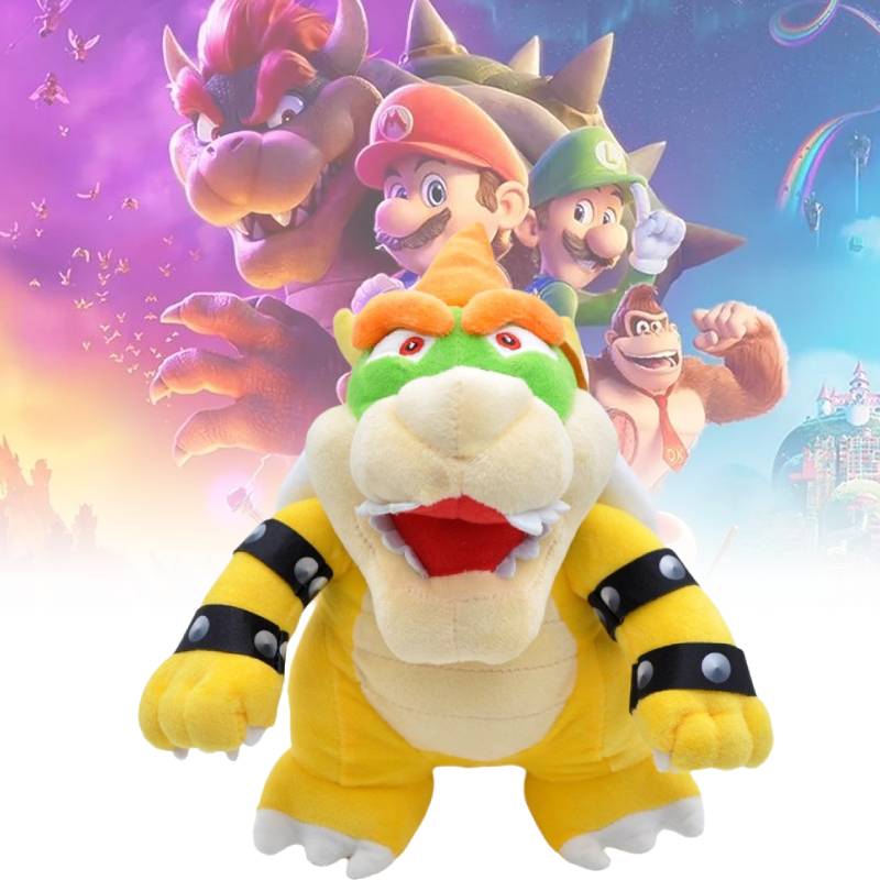Mario Bros Super Bowser Standing Plush Toy Doll Stuffed Animals Pp Fill Cotton